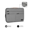 Funda Subblim Air Padding 360 Sleeve para Portátiles hasta 14"/ Gris claro