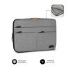 Funda Subblim Air Padding 360 Sleeve para Portátiles hasta 14"/ Gris claro