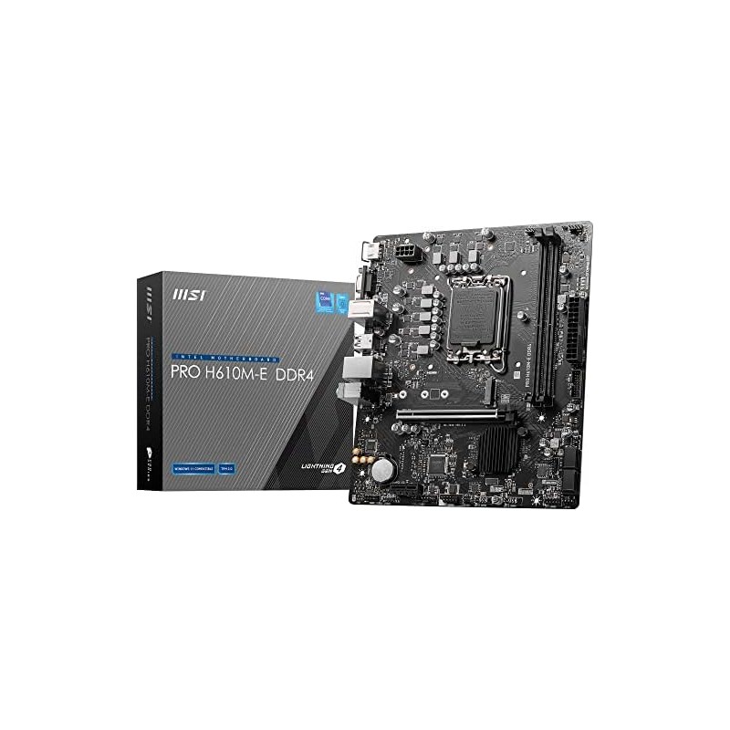 Placa Base MSI PRO H610M-E DDR4 Socket 1700