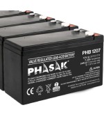 Batería Phasak PHB 1207 compatible con SAI/UPS PHASAK