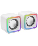 Altavoces Mars Gaming MSCUBE/ 8W/ 2.0/ Blancos