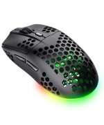 Ratón Gaming Inalámbrico Trust Gaming GXT 929 Helox/ Batería recargable/ Hasta 4800 DPI/ Negro
