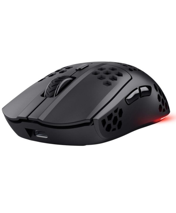 Ratón Gaming Inalámbrico Trust Gaming GXT 929 Helox/ Batería recargable/ Hasta 4800 DPI/ Negro