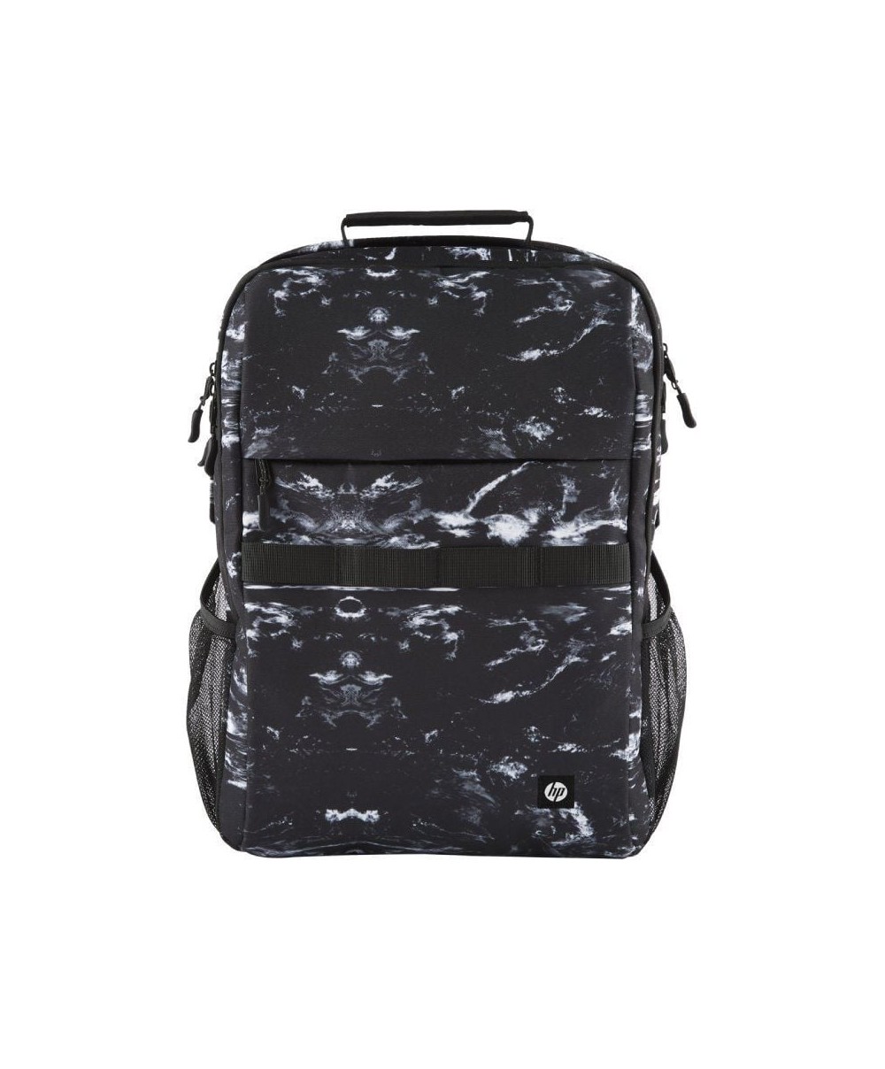 Mochila HP Campus XL 7J592AA para Portátiles hasta 16"/ Negra y Blanca