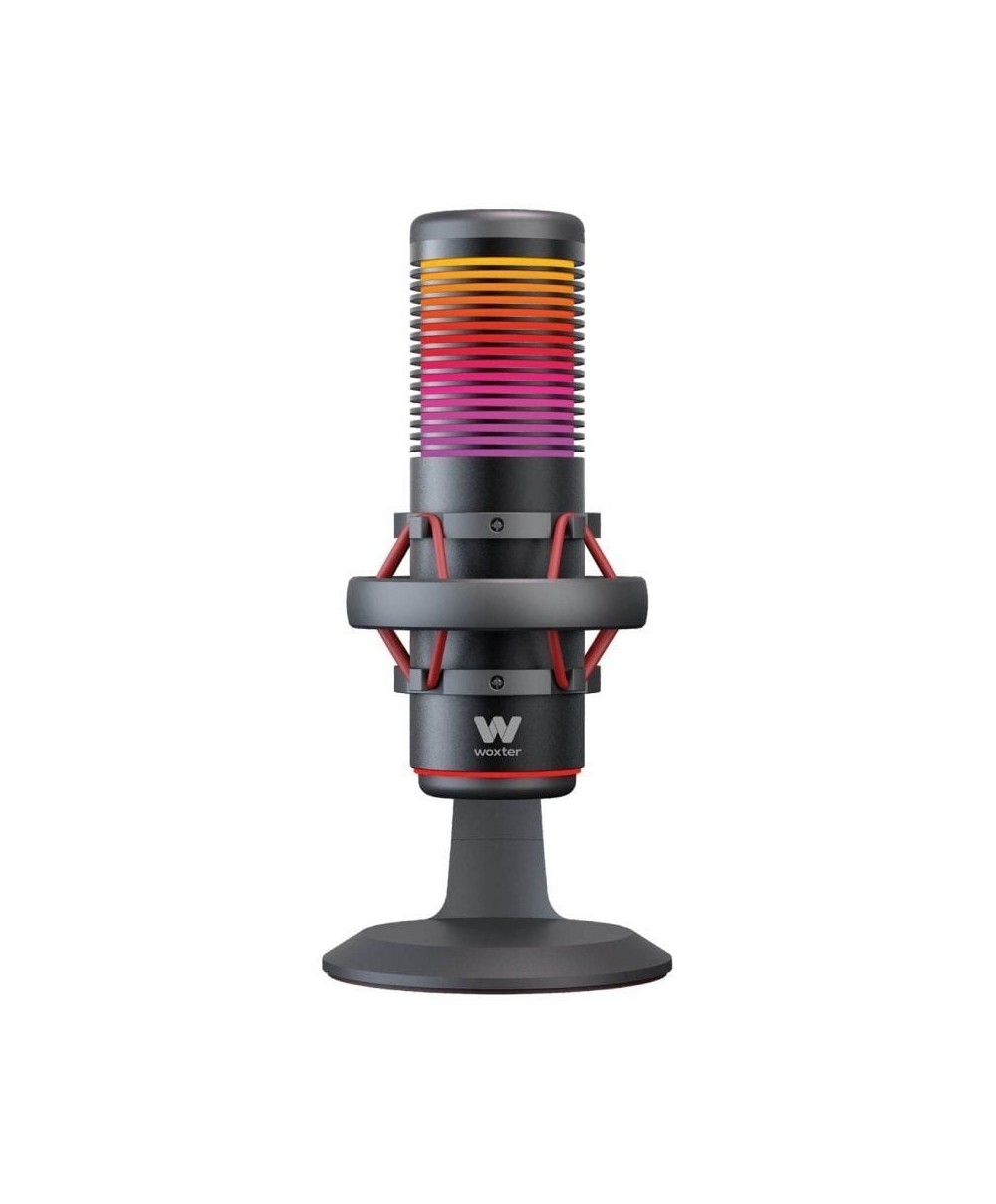 Microfono Woxter Mic Studio Black  50hz-16khz Filtro Pop Killer Trípode Ajustable