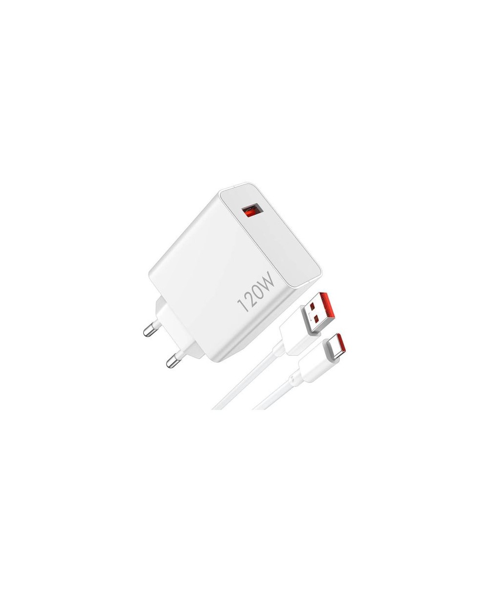 Cargador de Pared Xiaomi Charging Combo USB Type-A/ 1xUSB/ 120W