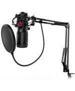 Micrófono Krom Kapsule/ USB 2.0/ Jack 3.5