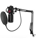 Micrófono Krom Kapsule/ USB 2.0/ Jack 3.5