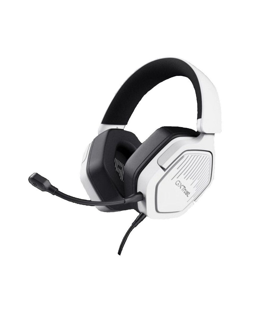 Auriculares Gaming con Micrófono Trust Gaming GXT 492W Carus/ Jack 3.5/ Blancos