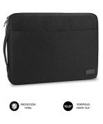 Funda Subblim Urban Laptop Sleeve para Portátiles hasta 15.6"/ Negra