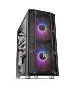 Nox Hummer Nova Cristal Templado USB 3.0 ARGB Negro