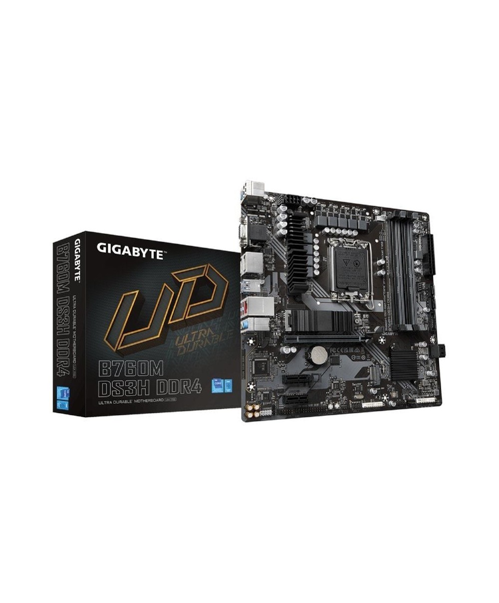 Placa Base Gigabyte B760M DS3H DDR4 Socket 1700/ Micro ATX