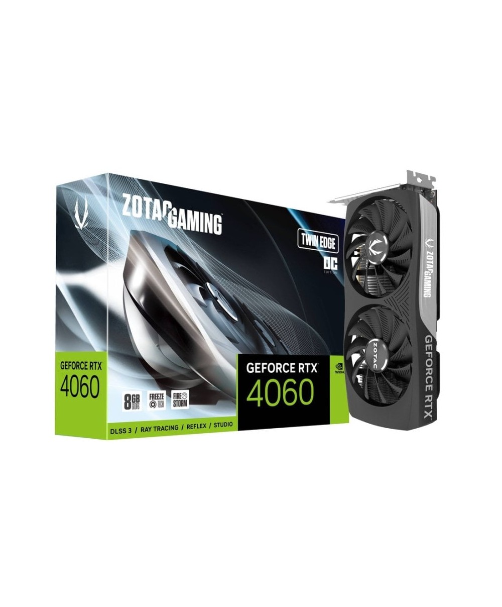 Tarjeta Gráfica Zotac RTX 4060 8GB TWIN Edge GDDR6