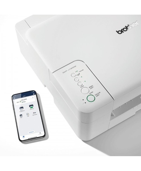 Impresora Multifuncion Brother DCP-J1200W WiFi Blanca