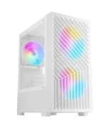 Caja Gaming Minitorre Mars Gaming MC-vortex Blanca