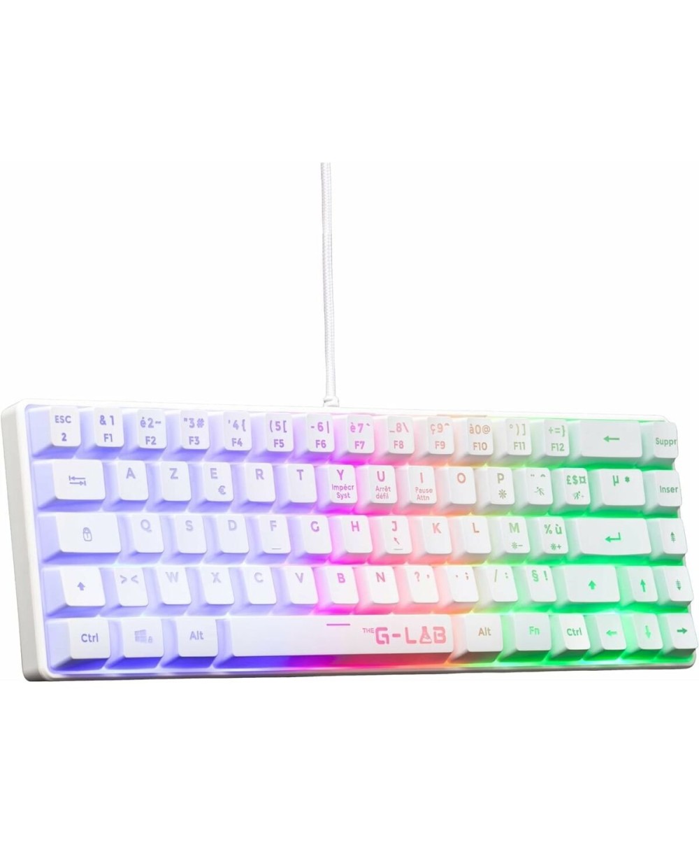 Teclado Gaming G-LAB Keyz Hydrogen Retroiluminado