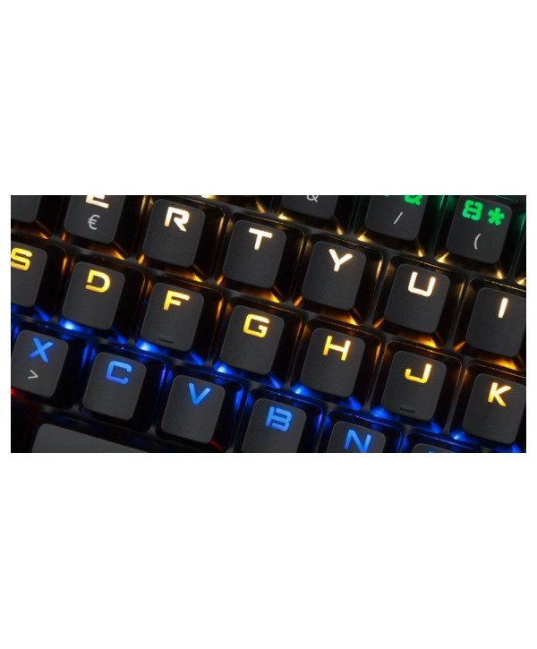 Teclado Gaming Mecánico Mars Gaming MKMINIPRO Switch Amarillo Negro 