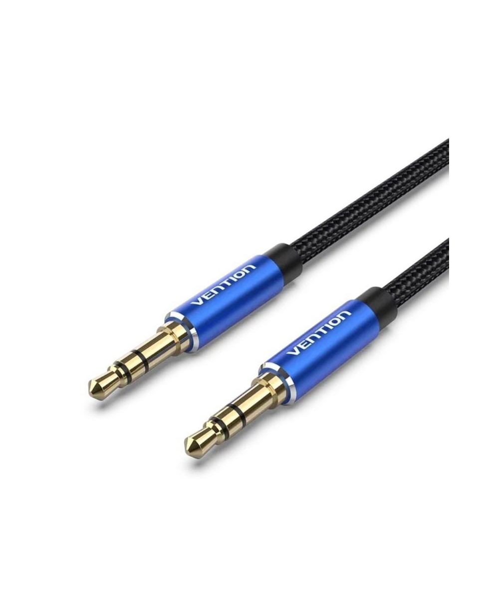 Cable Estéreo Vention Jack 3.5 Macho - Jack 3.5 Macho 2m Azul