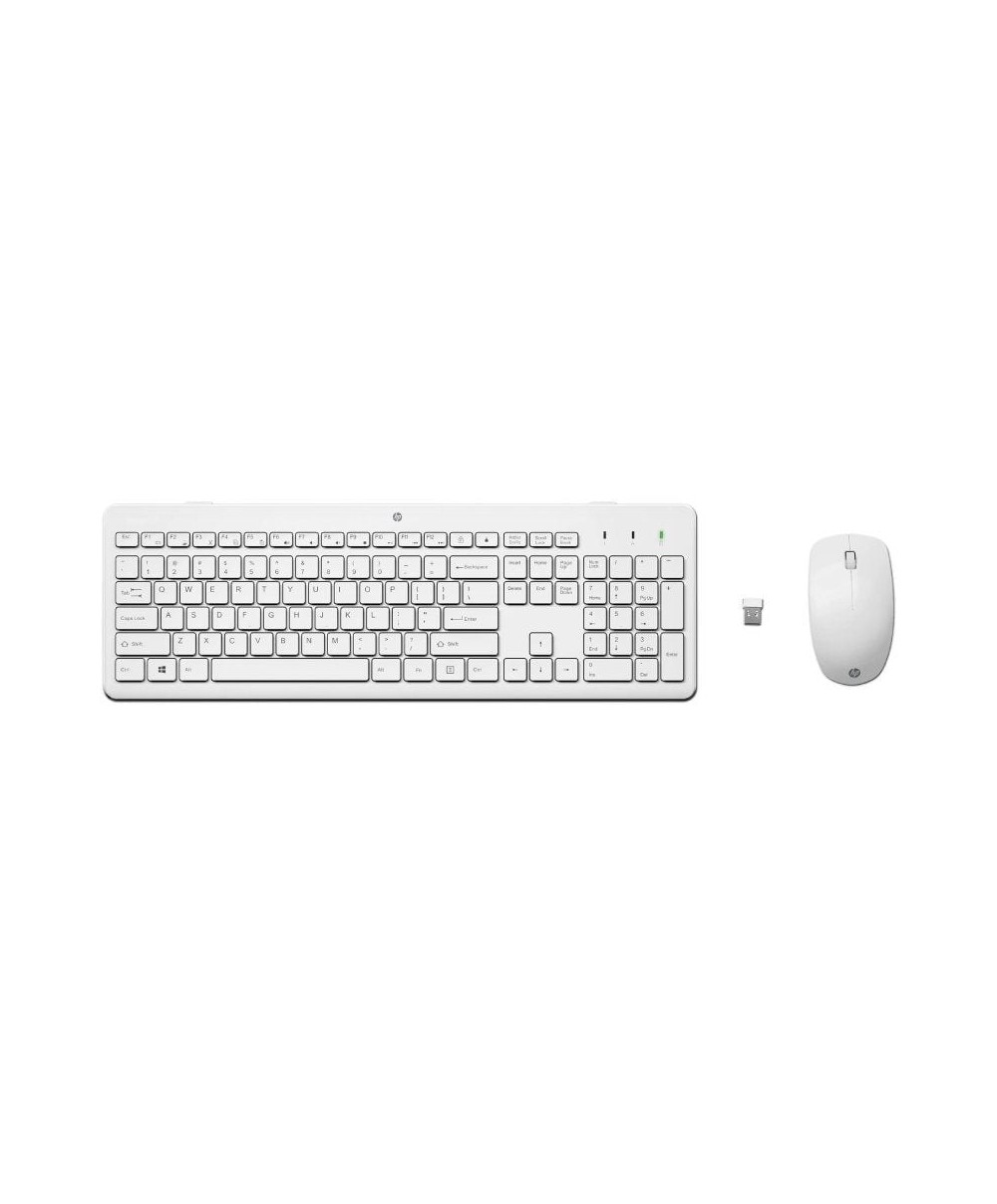 Teclado y Ratón Inalámbricos HP Combo 230 Blanco