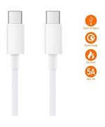 Cable USB Tipo-C a Tipo-C Macho Xiaomi 1.5m Blanco