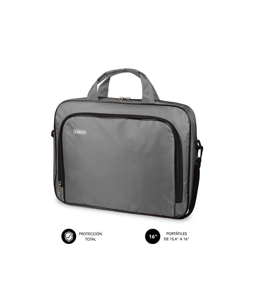 Maletín Subblim Oxford para Portátiles hasta 16"/ Gris