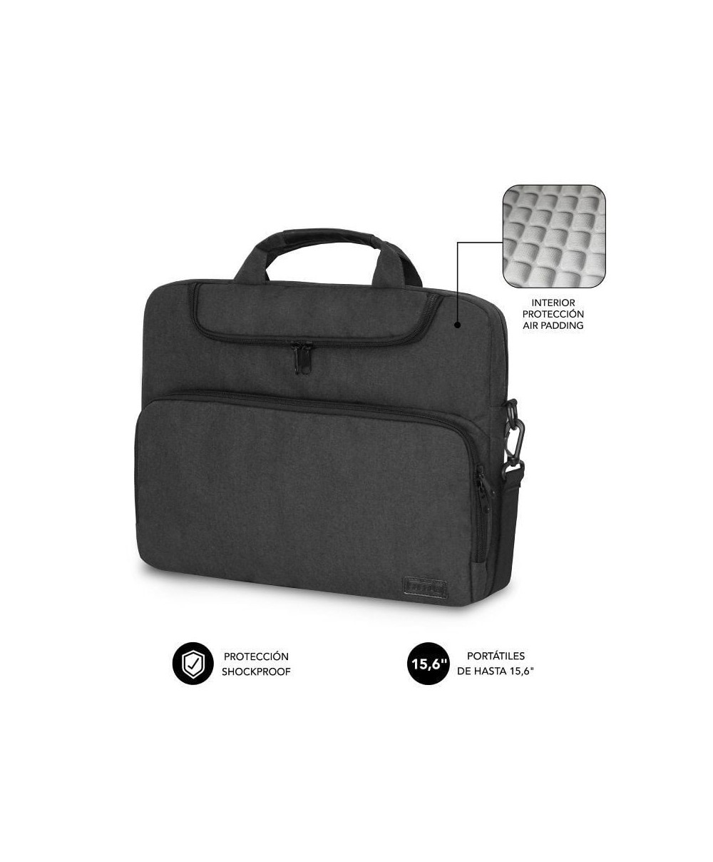 Maletín Subblim Air Padding Laptop Bag para Portátiles hasta 15.6 Gris