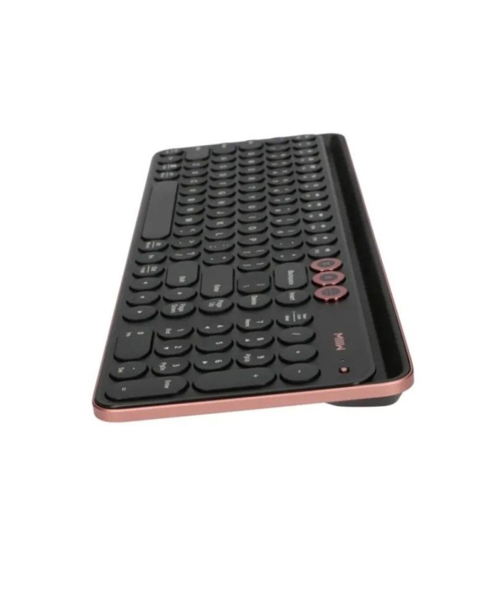 Teclado Inalámbrico Xiaomi MIIIW Dual Mode Negro y Dorado