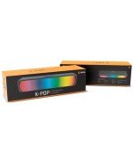 Barra de Sonido con Bluetooth Krom K-POP/ 6W/ 2.0/ Negro