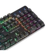 Teclado Gaming Mecánico Mars Gaming MKMINIPRO Switch Marrón Blanco