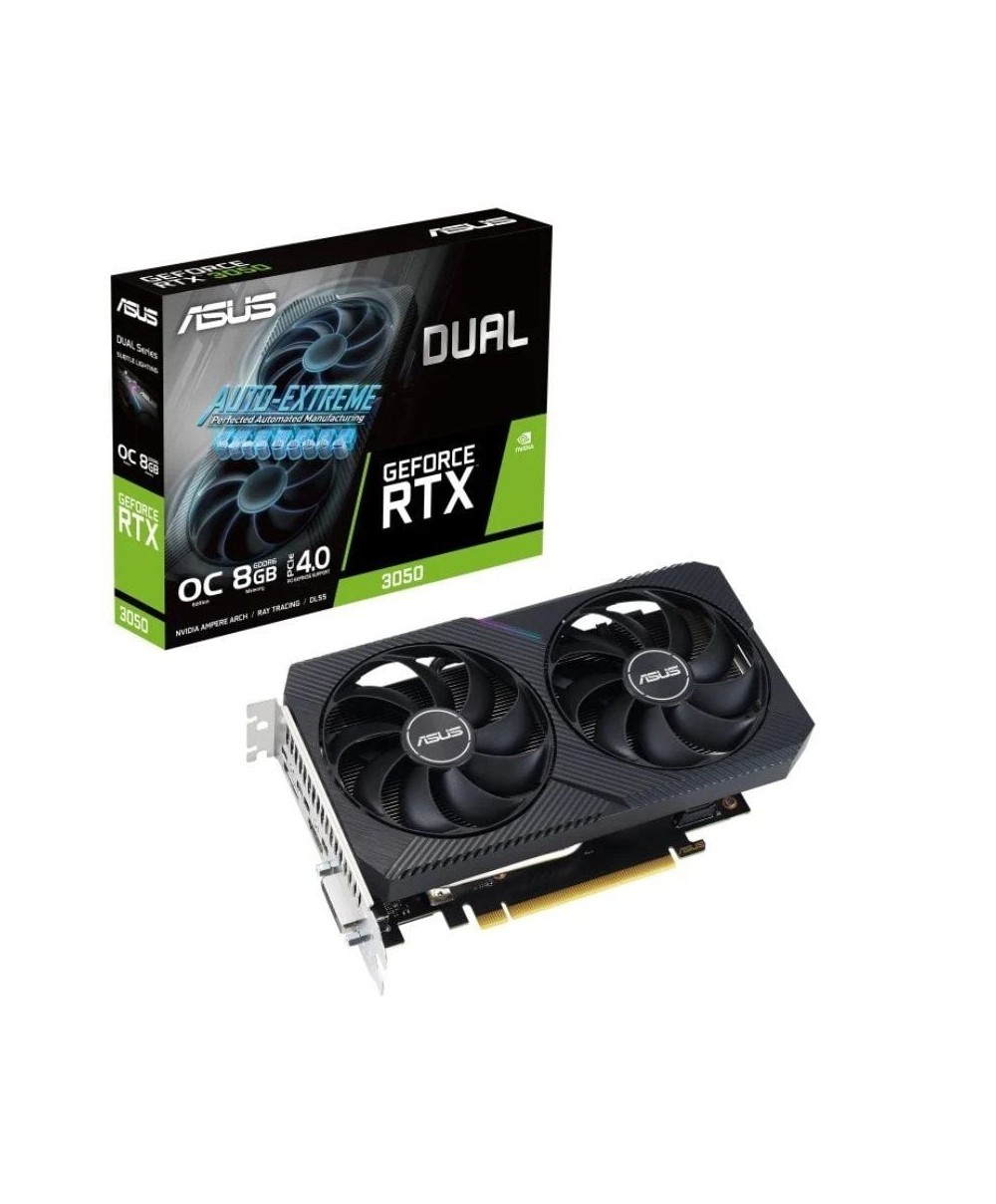 Tarjeta Gráfica Asus Dual GeForce RTX 3050 V2 OC 8GB GDDR6