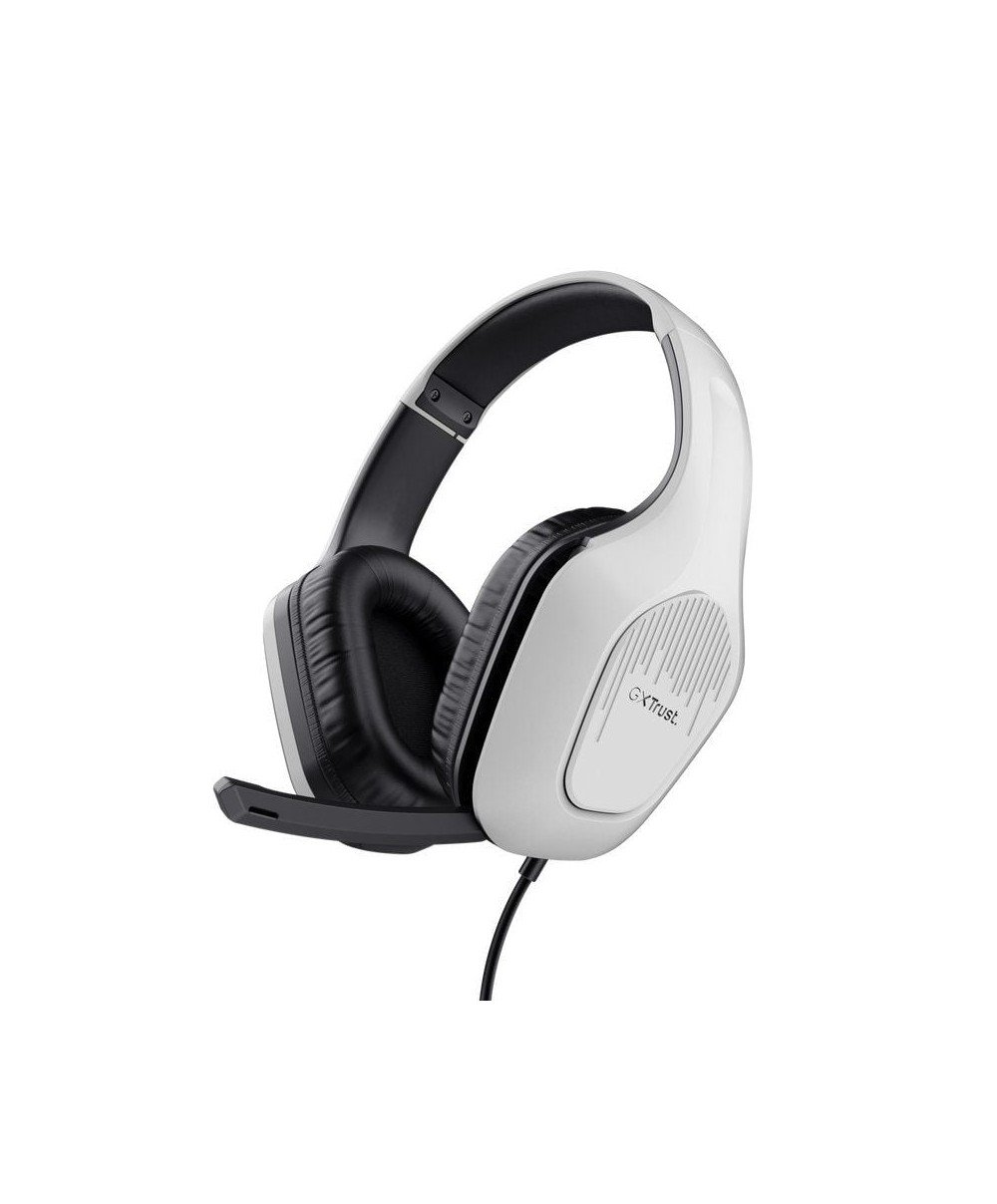 Auriculares Gaming con Micrófono Trust Gaming GXT 415 Zirox PS5/ Jack 3.5/ Blancos