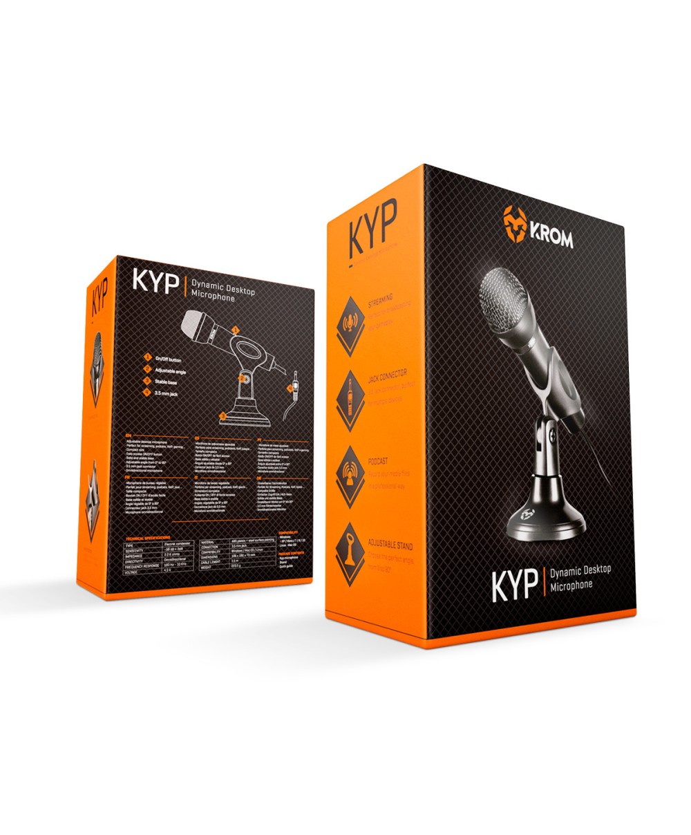 Micrófono Krom KYP Jack 3.5