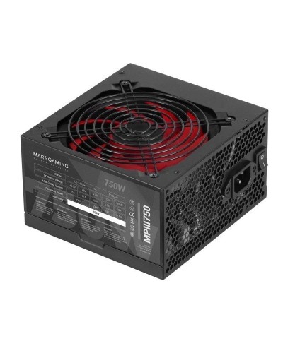 Fuente de Alimentación Mars Gaming MPIII750 750W Ventilador 12cm