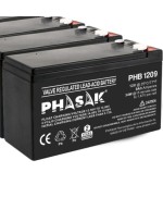 Batería Phasak PHB 1209 compatible con SAI/UPS 12v 9Ah