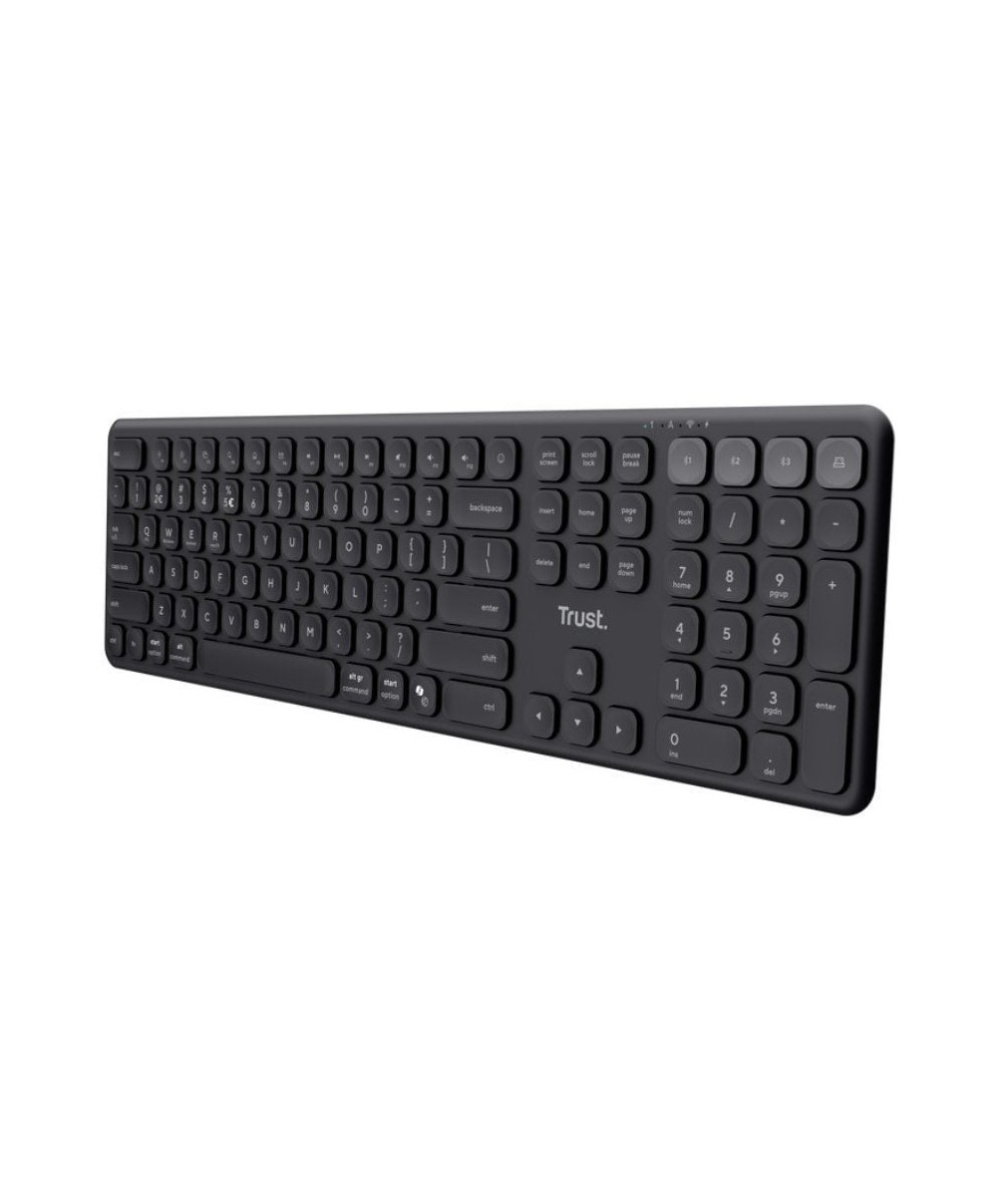 Teclado Compacto Inalámbrico por Bluetooth Trust Vaiya