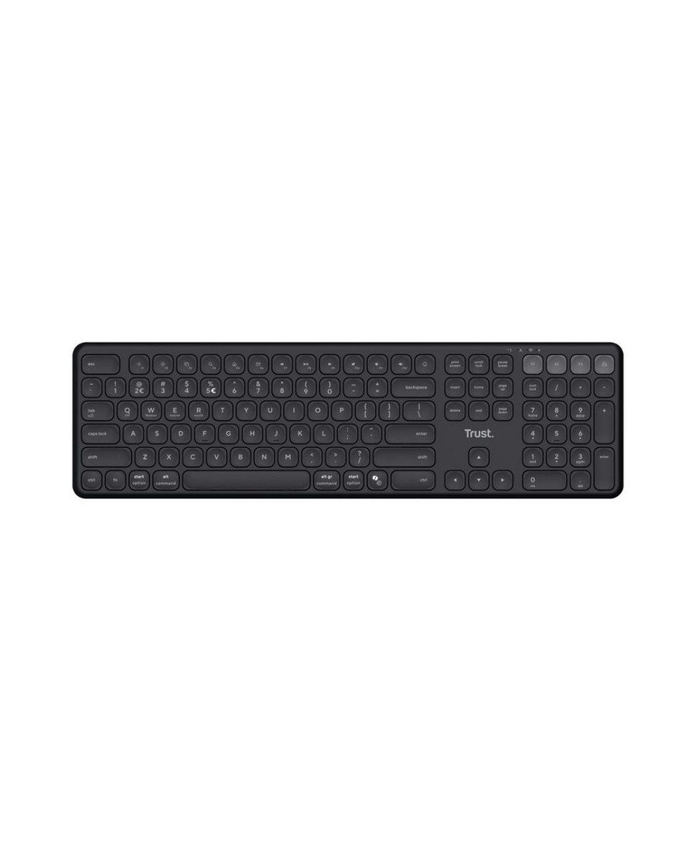 Teclado Compacto Inalámbrico por Bluetooth Trust Vaiya