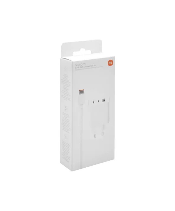 Cargador de Pared GaN Xiaomi 67W Gan Charger 2C1A 2xUSB Tipo-C 1xUSB 67W