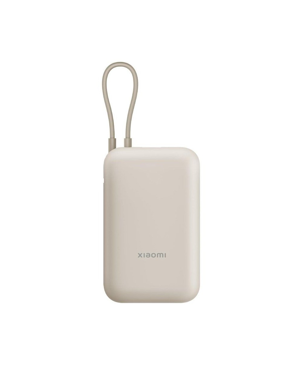 Powerbank 10000mAh Xiaomi Power Bank Integrated Cable/ 22.5W/ Beige