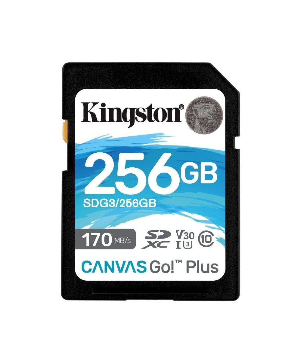 Tarjeta de Memoria Kingston CANVAS Canvas Go! Plus 256GB SD XC/ Clase 10/ 170MBs