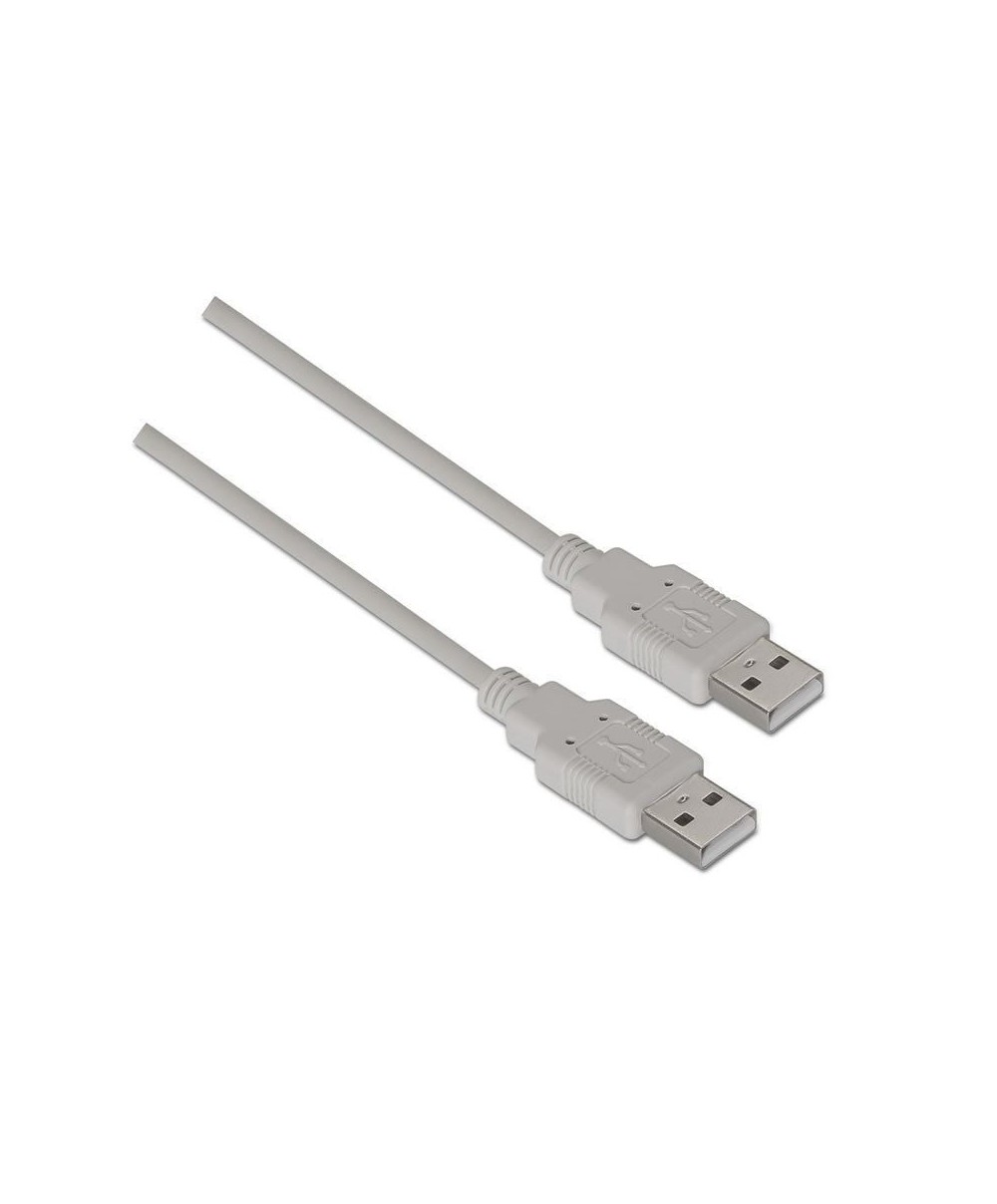 Cable USB 2.0 Aisens  USB Macho - USB Macho 2m