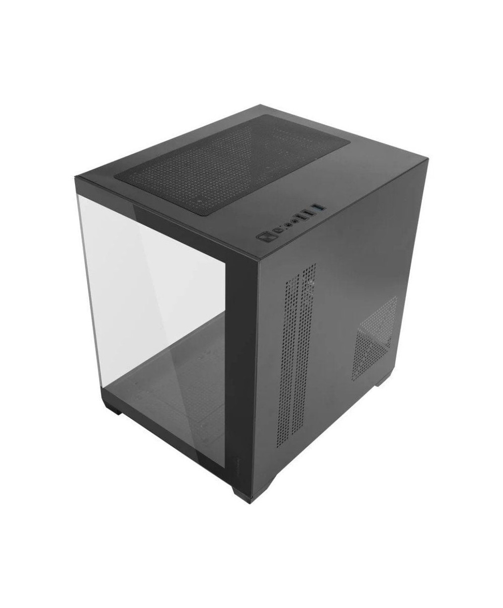 Caja Gaming Minitorre Mars Gaming MC-VIEW2/ Negra