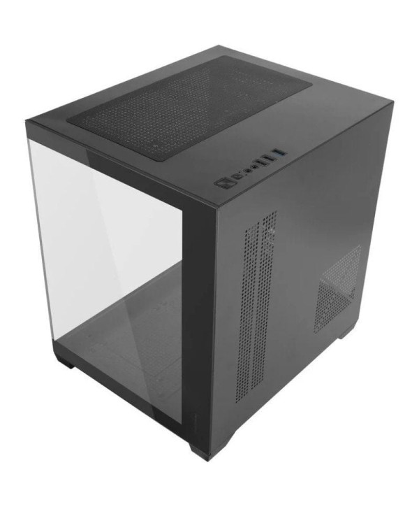 Caja Gaming Minitorre Mars Gaming MC-VIEW2/ Negra