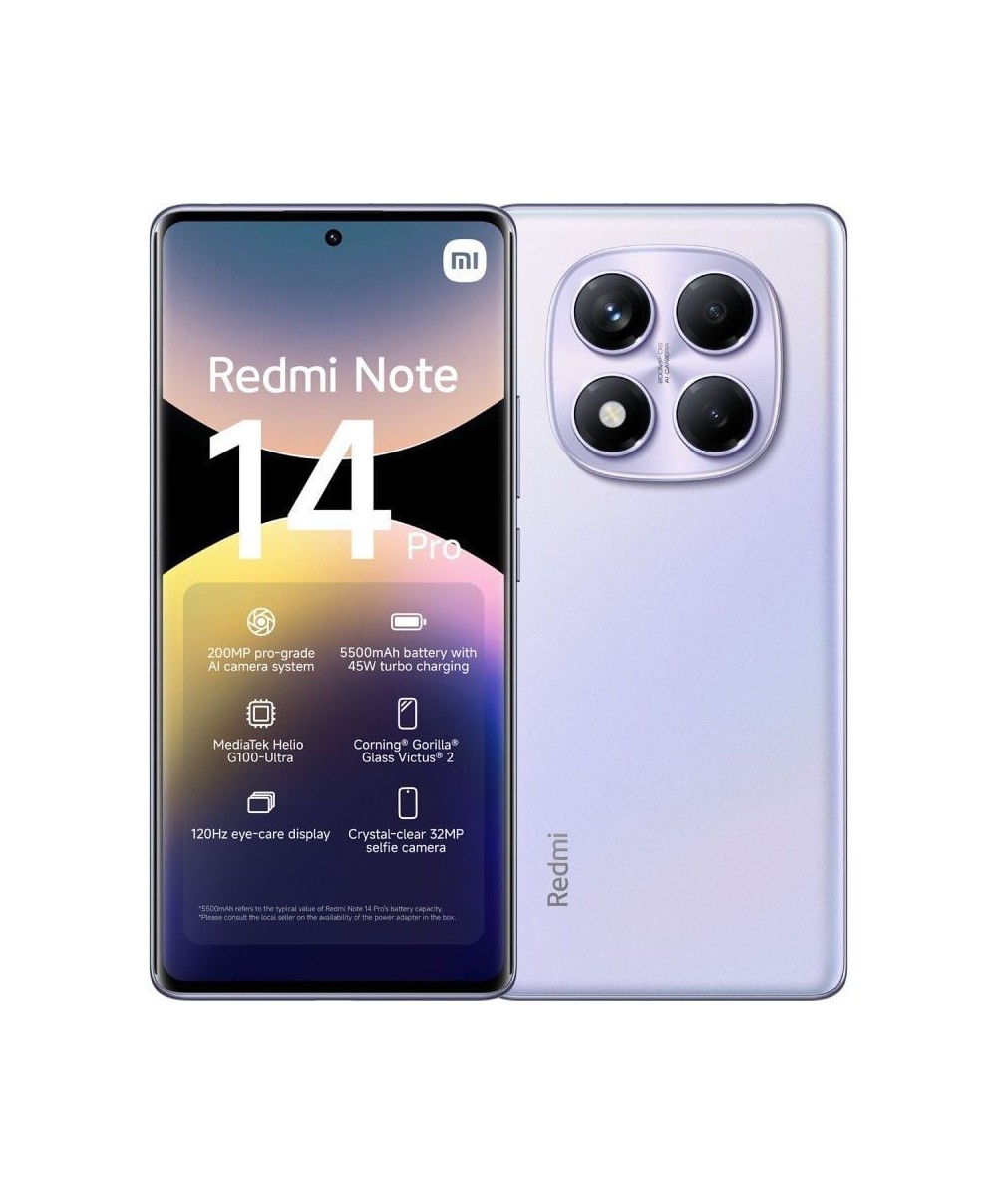 Smartphone Xiaomi Redmi Note 14 Pro 8GB/ 256GB/ 6.67"/ Purpura