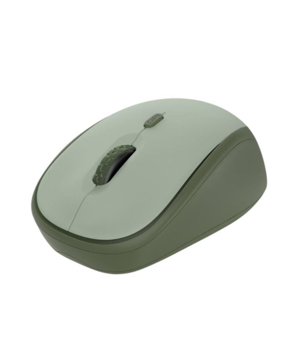 Ratón Mini Inalámbrico Trust Yvi+ Silent/ Hasta 1600 DPI/ Verde