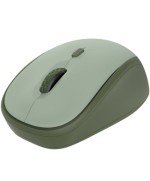Ratón Mini Inalámbrico Trust Yvi+ Silent/ Hasta 1600 DPI/ Verde