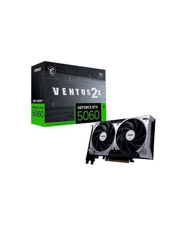 Tarjeta Gráfica MSI GeForce RTX 5060 8G VENTUS 8GB GDDR7