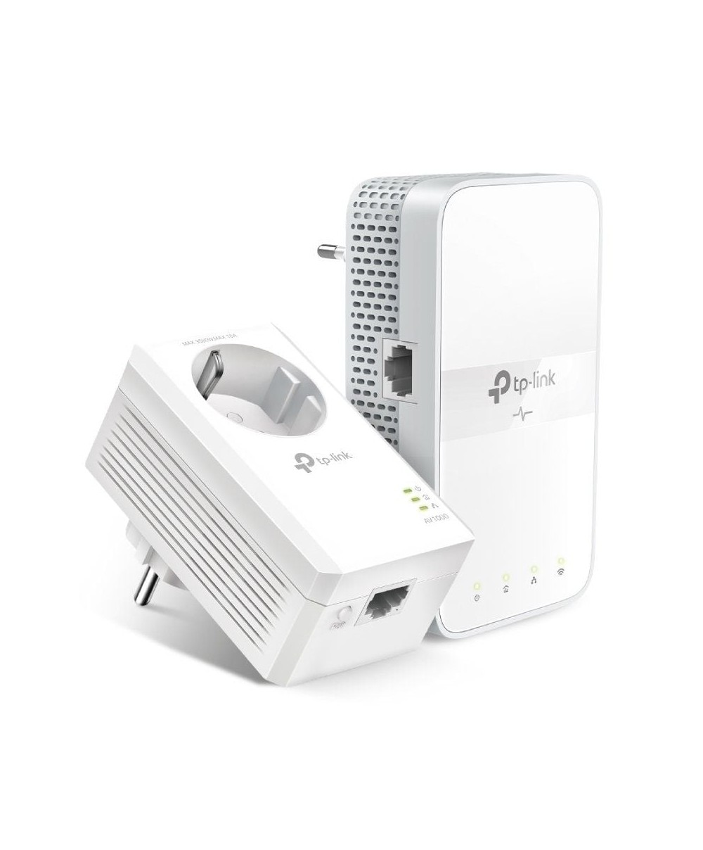 Adaptador Powerline TP-Link TL-WPA7617 KIT 1000Mbps/ Alcance 300m/ Pack de 2