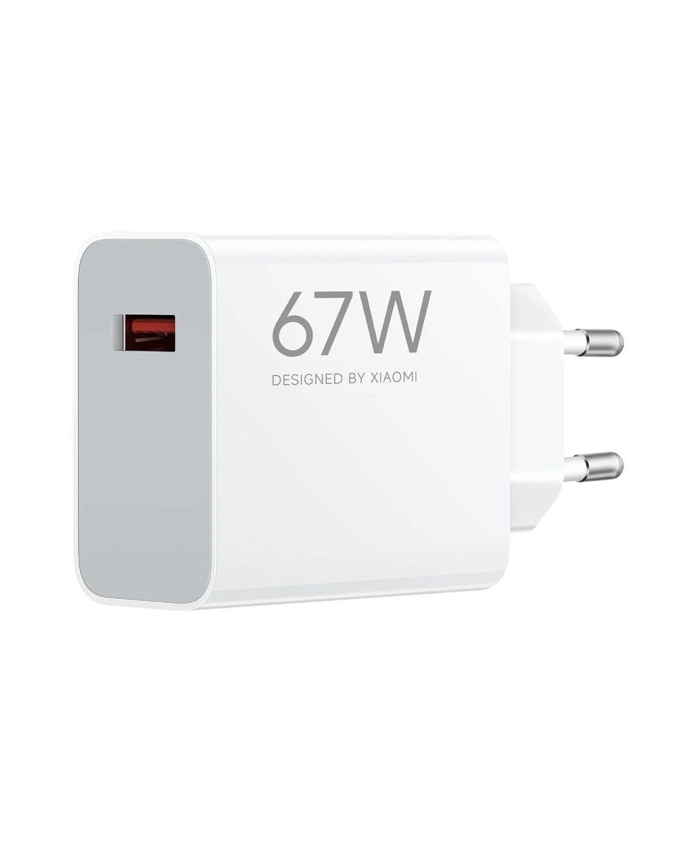 Cargador de Pared Xiaomi 67W HyperCharge (Type-A)/ 1xUSB/ 67W