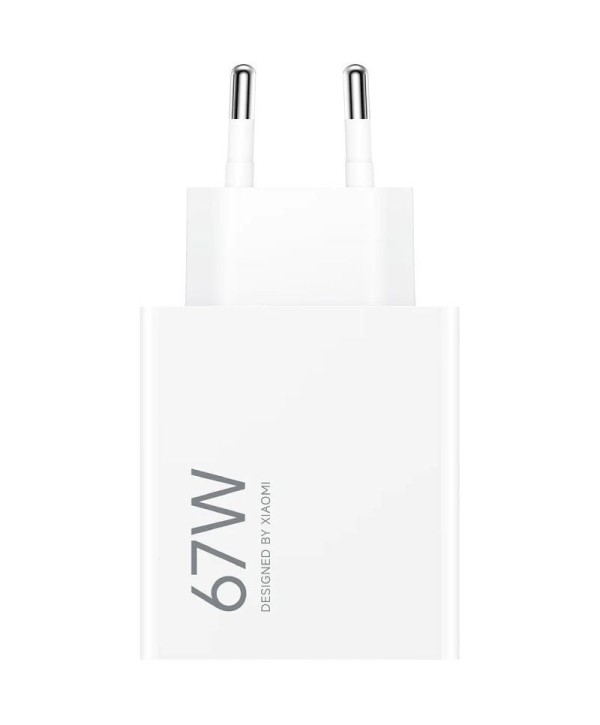 Cargador de Pared Xiaomi 67W HyperCharge (Type-A)/ 1xUSB/ 67W