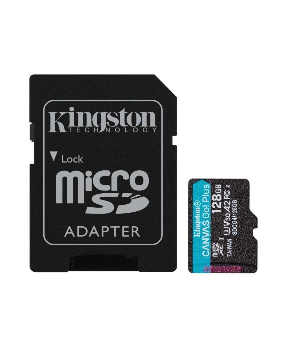 Tarjeta de Memoria Kingston CANVAS Go! Plus 128GB microSD